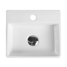 Nueva 290mm Rectangular Ceramic Wall-Hung Basin